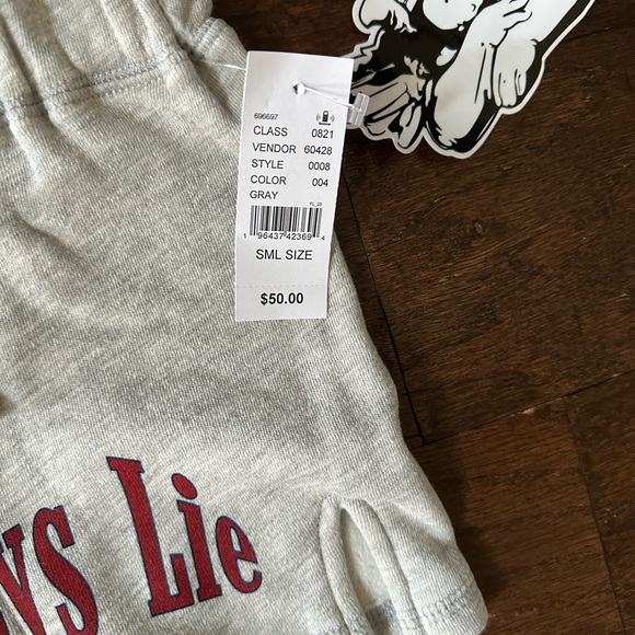 Boys Lie All Star Sweat Shorts-Size Small - Picture 5 of 10